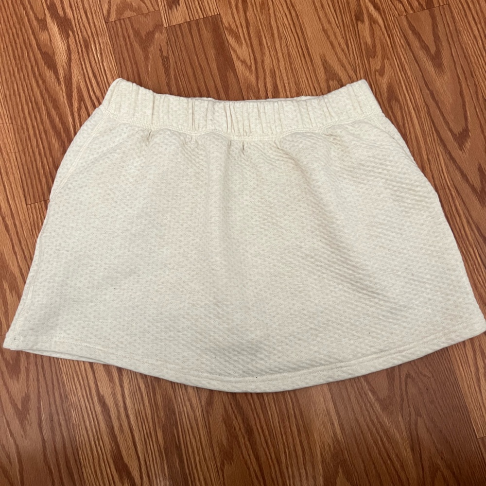 Aerie Cream Skater Skirt - Picture 2 of 3
